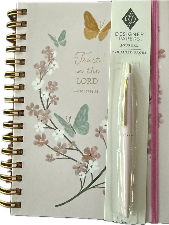 Other - Journal & Pen Set: Floral "Trust in the Lord"